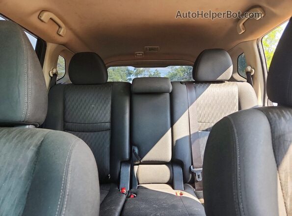 KNMAT2MV3HP604741 2017 NISSAN ROGUE Black Vista de los asientos traseros