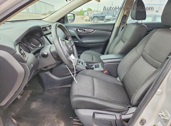 KNMAT2MV3JP547057 2018 NISSAN ROGUE Silver Widok deski rozdzielczej