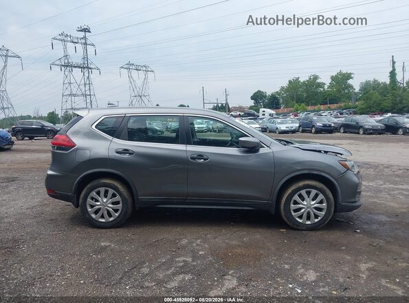 KNMAT2MV3JP553280 2018 NISSAN ROGUE Gray Rear interior view
