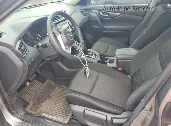 KNMAT2MV3JP574002 2018 NISSAN ROGUE Gray Սալոնի դիմացի տեսք
