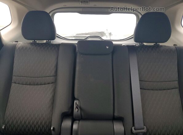 KNMAT2MV3JP574002 2018 NISSAN ROGUE Gray Հետևի նստատեղերի տեսք