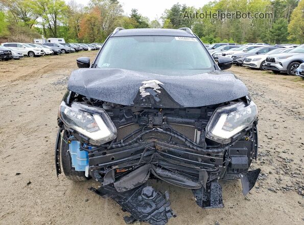 KNMAT2MV3JP622467 2018 NISSAN ROGUE Black Widok z przodu