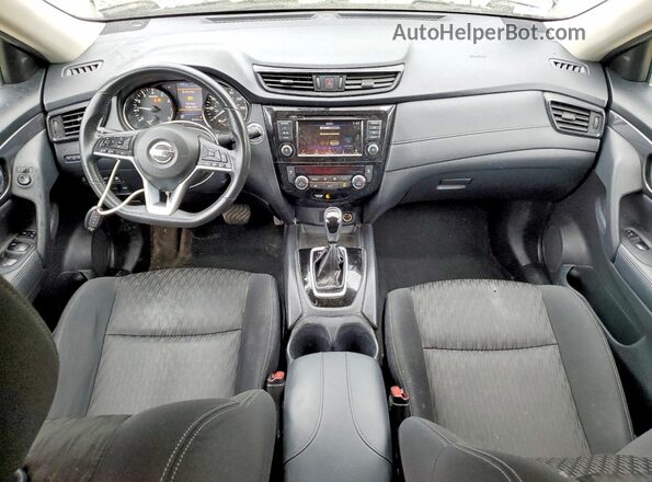 KNMAT2MV3JP622467 2018 NISSAN ROGUE Black Widok deski rozdzielczej