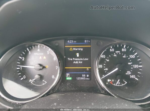 KNMAT2MV3KP549442 2019 NISSAN ROGUE Black Widok tylnych siedzeń