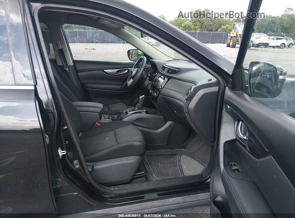 KNMAT2MV3KP549442 2019 NISSAN ROGUE Black Widok wnętrza z przodu