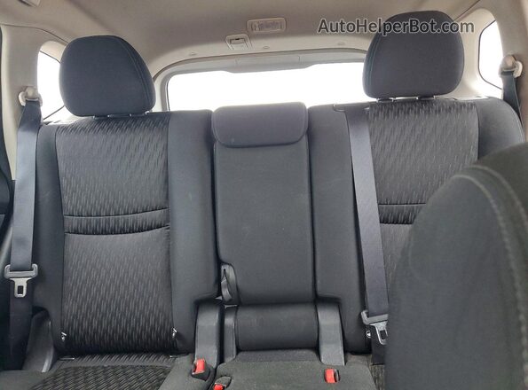 KNMAT2MV3LP522307 2020 NISSAN ROGUE Silver უკანა სავარძლების ხედი