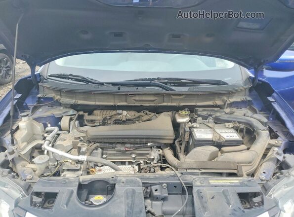 KNMAT2MV3LP529645 2020 NISSAN ROGUE Blue Rear interior view