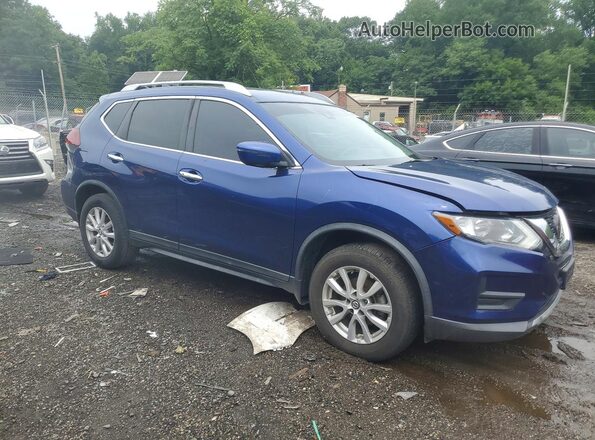 KNMAT2MV3LP529645 2020 NISSAN ROGUE Blue Front right