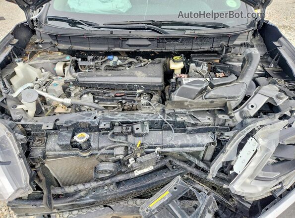 KNMAT2MV3LP531816 2020 NISSAN ROGUE Gray ძრავის განყოფილების ხედი