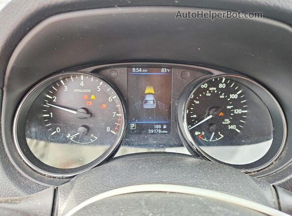 KNMAT2MV3LP535249 2020 NISSAN ROGUE Gray Սարքավորումների վահանակի տեսք