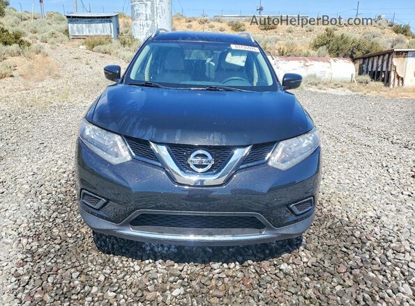 KNMAT2MV4GP594350 2016 NISSAN ROGUE Black Front view