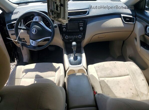 KNMAT2MV4GP594350 2016 NISSAN ROGUE Black Dashboard view