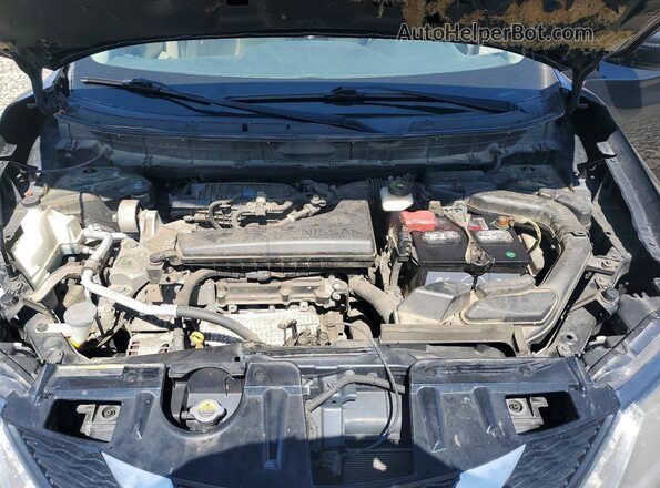 KNMAT2MV4GP594350 2016 NISSAN ROGUE Black Engine compartment view