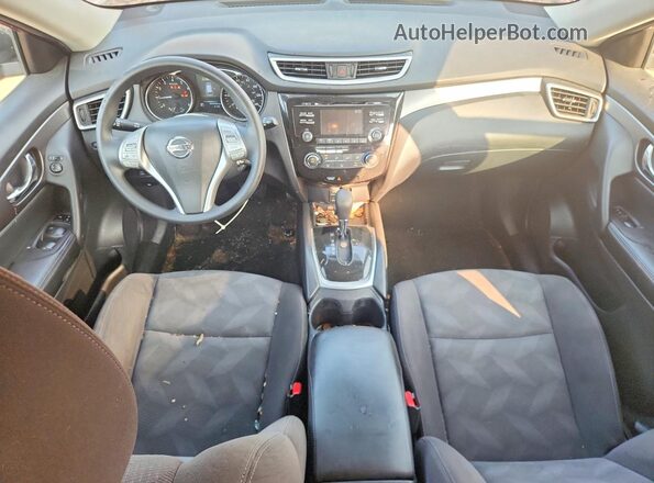KNMAT2MV4GP601913 2016 NISSAN ROGUE Красный Вид панели приборов