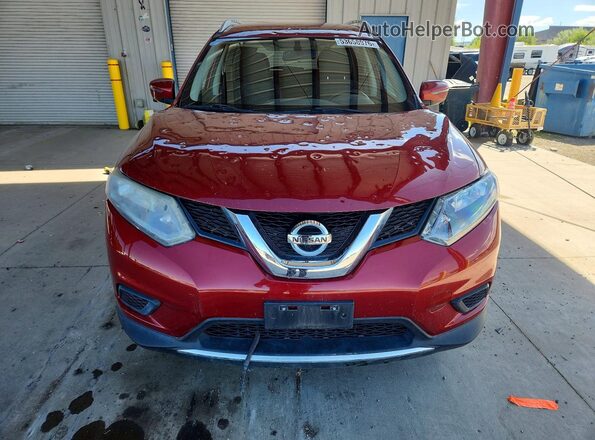 KNMAT2MV4GP613012 2016 NISSAN ROGUE Красный Вид спереди