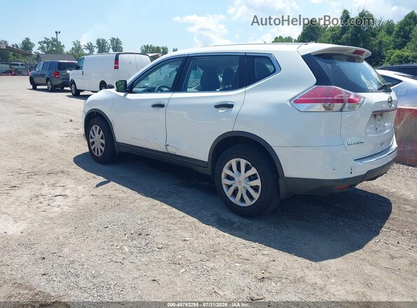 KNMAT2MV4GP613124 2016 NISSAN ROGUE White უკანა მარცხენა