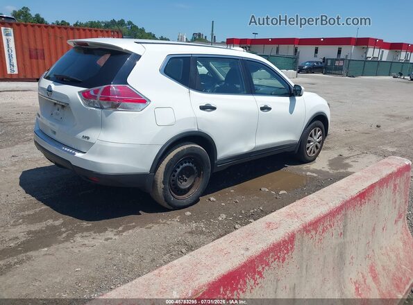 KNMAT2MV4GP613124 2016 NISSAN ROGUE White უკანა მარჯვენა