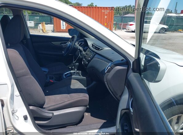 KNMAT2MV4GP613124 2016 NISSAN ROGUE White წინა სალონის ხედი