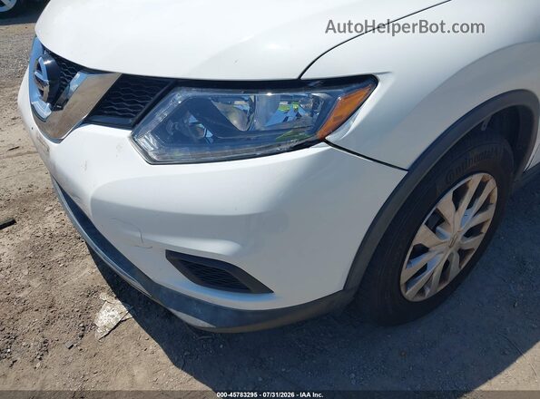 KNMAT2MV4GP613124 2016 NISSAN ROGUE White 