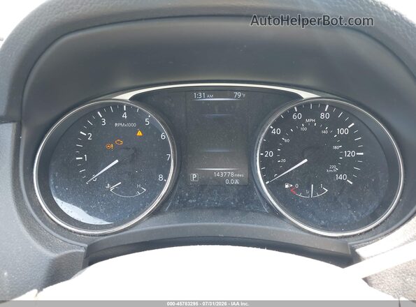 KNMAT2MV4GP613124 2016 NISSAN ROGUE White უკანა სავარძლების ხედი