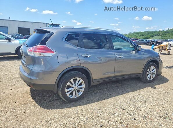 KNMAT2MV4GP620820 2016 NISSAN ROGUE Gray Rear right