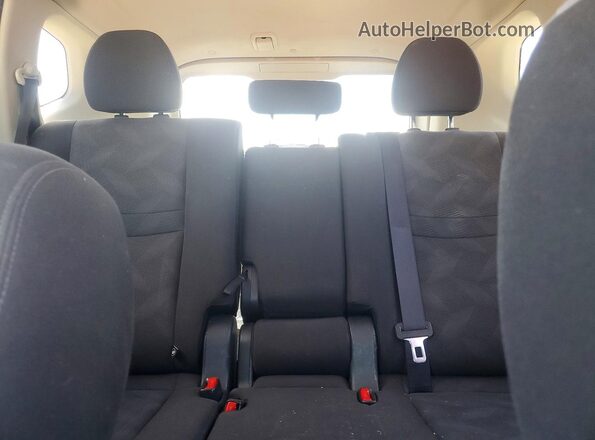 KNMAT2MV4GP620820 2016 NISSAN ROGUE Gray Rear seats view