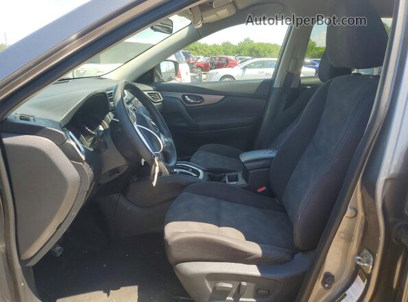KNMAT2MV4GP620820 2016 NISSAN ROGUE Gray Front interior view