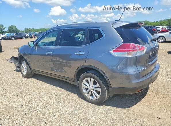 KNMAT2MV4GP620820 2016 NISSAN ROGUE Gray Rear left