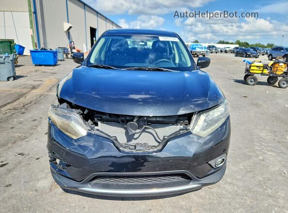KNMAT2MV4GP624642 2016 NISSAN ROGUE Black Դիմացի տեսք