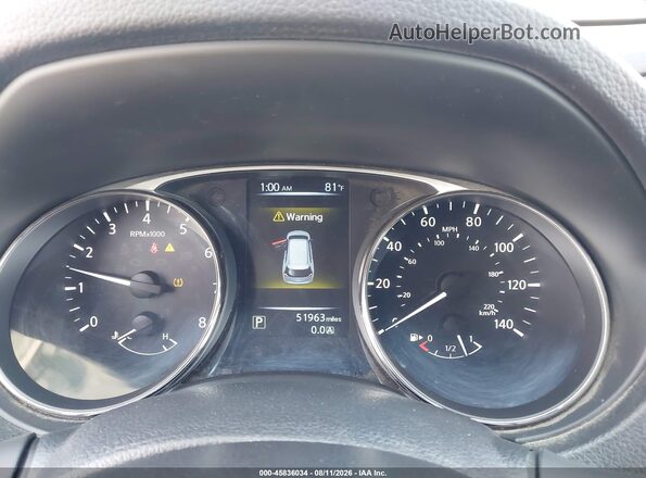 KNMAT2MV4GP632174 2016 NISSAN ROGUE Blue Вид задніх сидінь