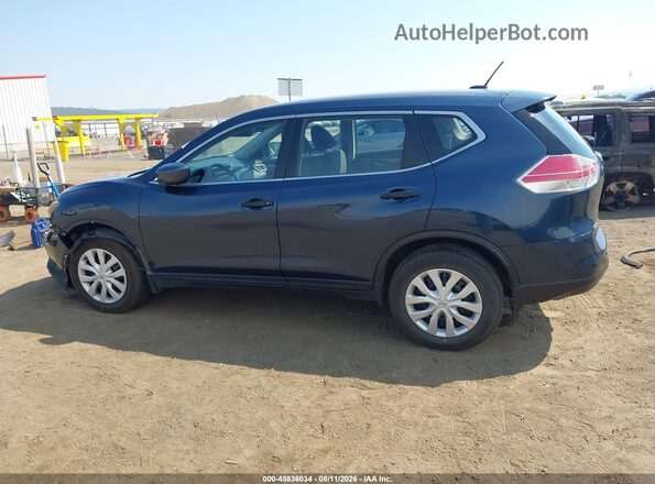 KNMAT2MV4GP632174 2016 NISSAN ROGUE Blue 