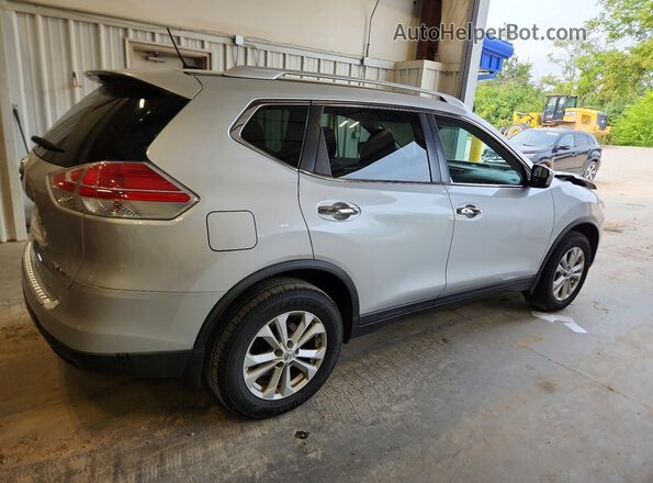 KNMAT2MV4GP637973 2016 NISSAN ROGUE Серебряный Задняя правая четверть