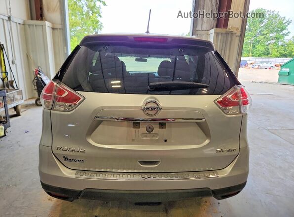 KNMAT2MV4GP637973 2016 NISSAN ROGUE Серебряный Вид сзади