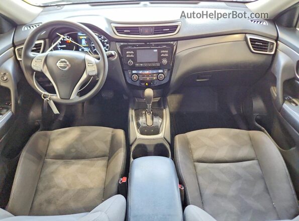 KNMAT2MV4GP637973 2016 NISSAN ROGUE Серебряный Вид панели приборов