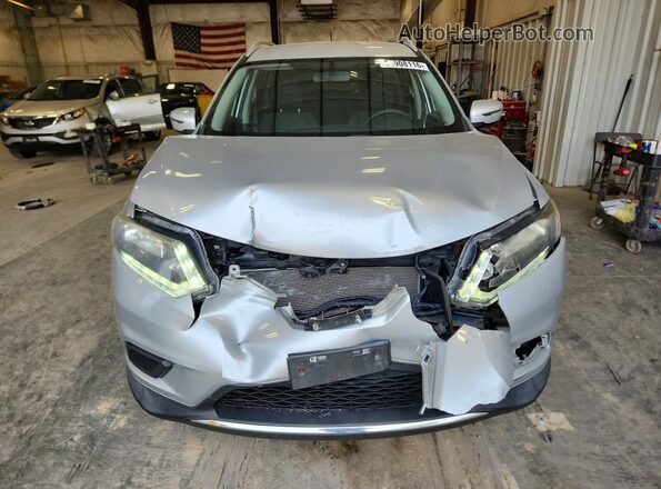 KNMAT2MV4GP637973 2016 NISSAN ROGUE Серебряный Вид спереди