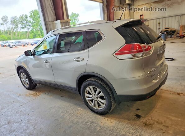 KNMAT2MV4GP637973 2016 NISSAN ROGUE Серебряный Задняя левая четверть