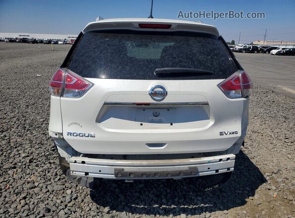 KNMAT2MV4GP668298 2016 NISSAN ROGUE White Rear view