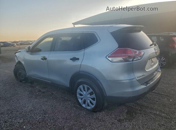 KNMAT2MV4GP670584 2016 NISSAN ROGUE Silver Задня ліва чверть