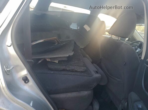 KNMAT2MV4GP670584 2016 NISSAN ROGUE Silver Вид задньої частини салону