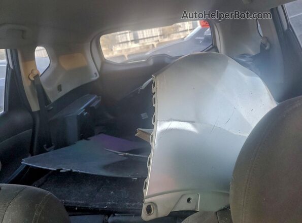 KNMAT2MV4GP670584 2016 NISSAN ROGUE Silver Вид задніх сидінь