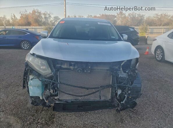 KNMAT2MV4GP670584 2016 NISSAN ROGUE Silver Вид спереду