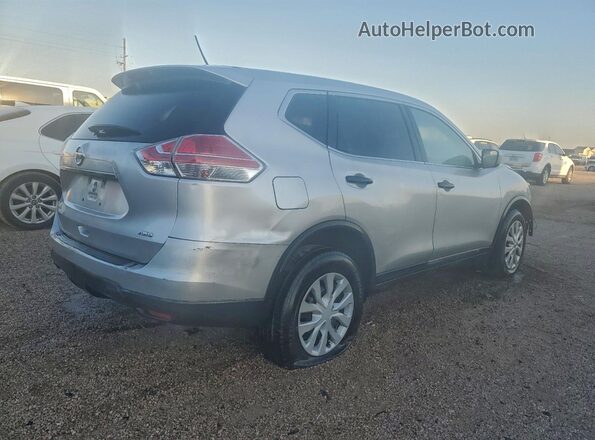 KNMAT2MV4GP670584 2016 NISSAN ROGUE Silver Задня права чверть
