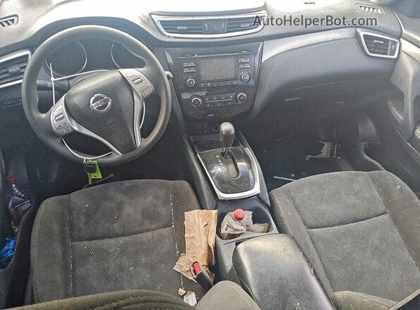 KNMAT2MV4GP670584 2016 NISSAN ROGUE Silver Вид панелі приладів