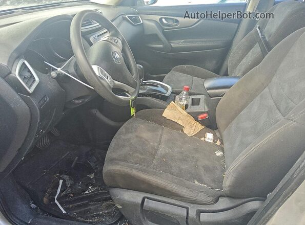 KNMAT2MV4GP670584 2016 NISSAN ROGUE Silver Вид салону спереду