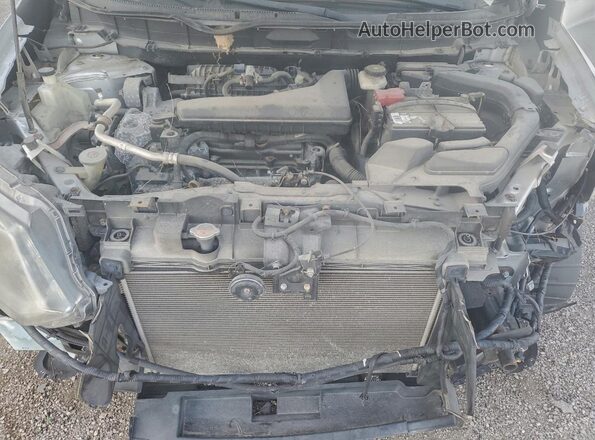 KNMAT2MV4GP670584 2016 NISSAN ROGUE Silver Вид підкапотного простору