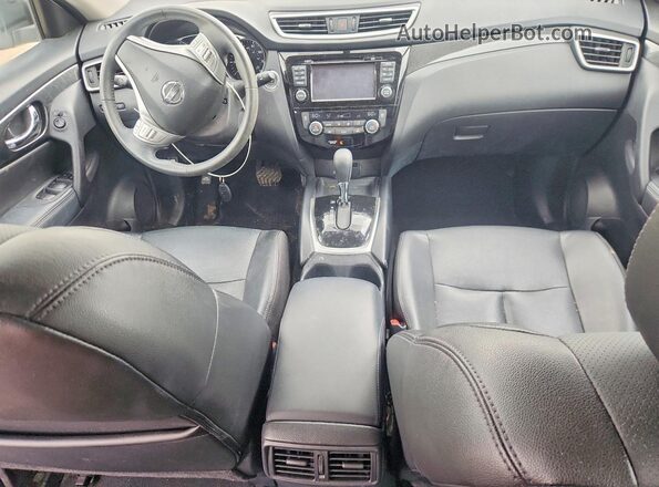 KNMAT2MV4GP680564 2016 NISSAN ROGUE Silver წინა პანელის ხედი