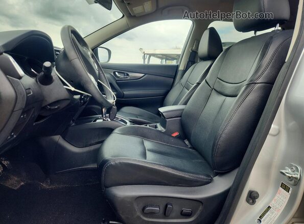 KNMAT2MV4GP680564 2016 NISSAN ROGUE Silver წინა სალონის ხედი