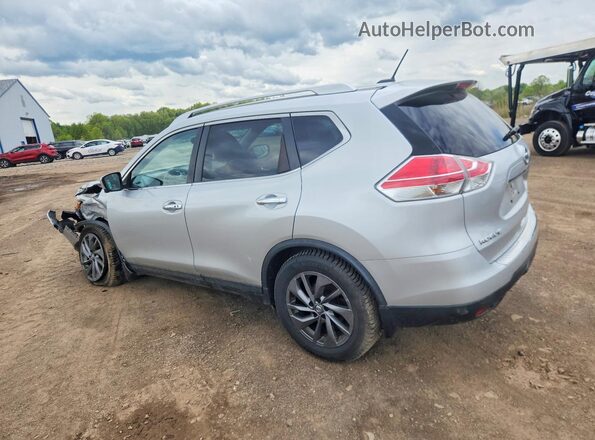 KNMAT2MV4GP680564 2016 NISSAN ROGUE Silver უკანა მარცხენა