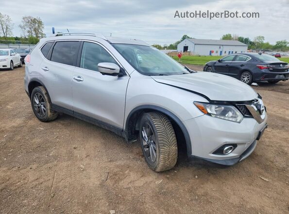 KNMAT2MV4GP680564 2016 NISSAN ROGUE Silver წინა მარჯვენა