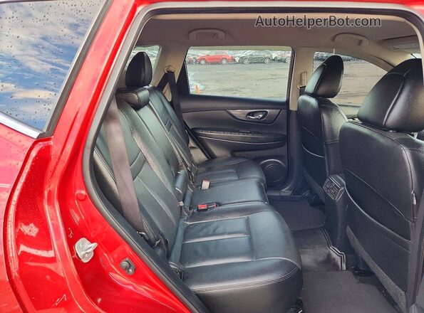 KNMAT2MV4GP691029 2016 NISSAN ROGUE Red Vista interior trasera